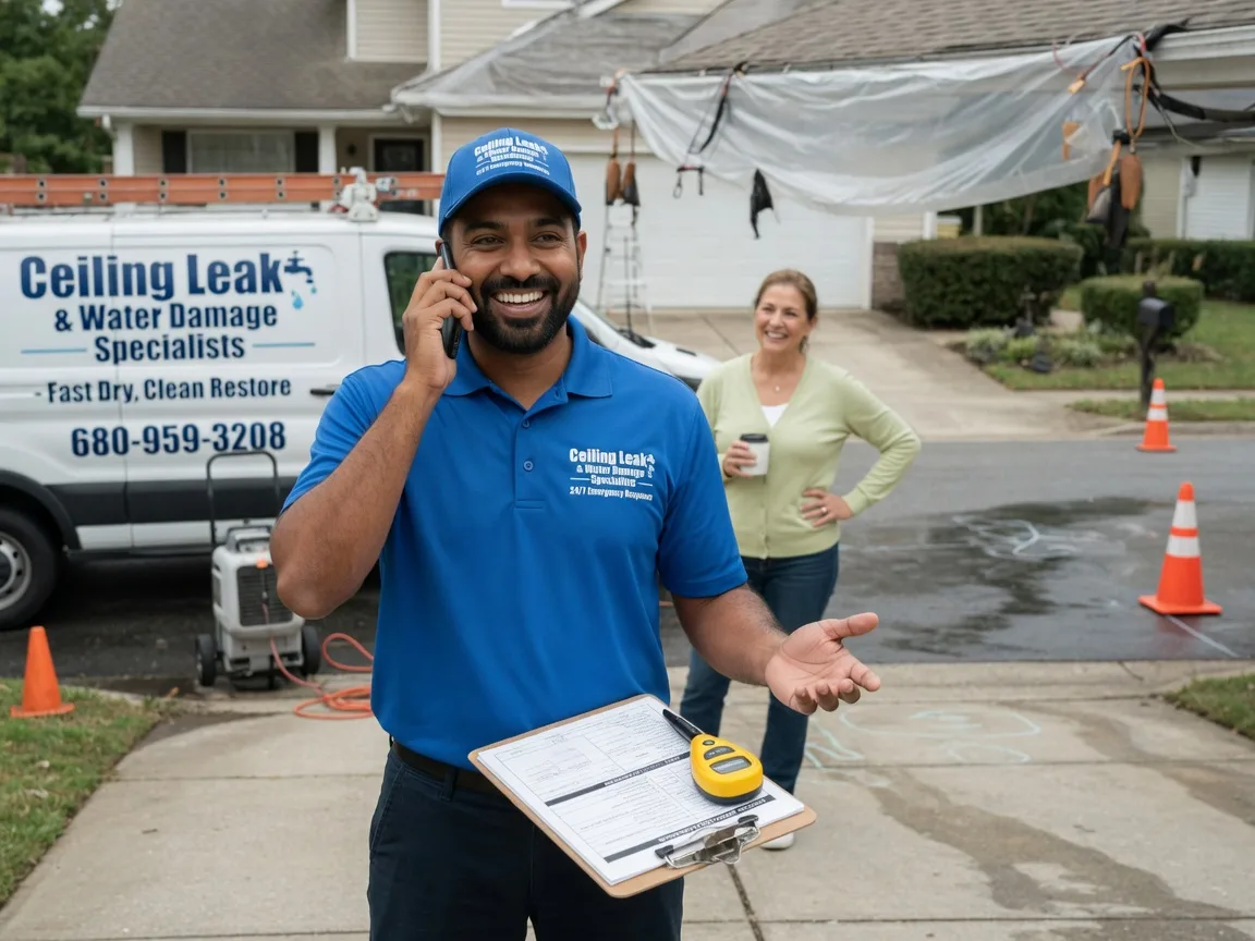 Ceiling Leak Cleanup Alamo, GA FAQs